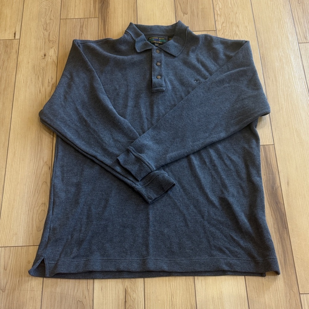 Alexander Julian Classic Charcoal Polo 100% Shirt